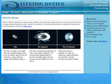 Tablet Screenshot of electricoyster.com